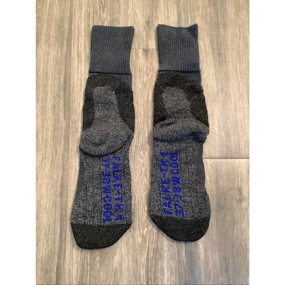 Falke Men's 37-38 Asphalt Melange TK1 Adventure Cool Men Trekking Socks D24-7